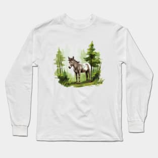 Little Donkey Long Sleeve T-Shirt